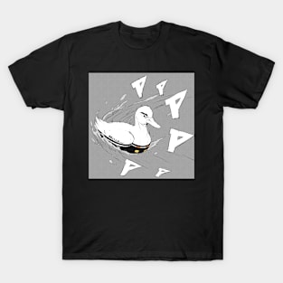 Initial Duck by bluethebone T-Shirt